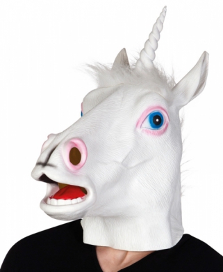 Enhrning Unicorn mask i gruppen Festartiklar / Barnkalas / Enhrningskalas hos PARTAJSHOP AB (00145)