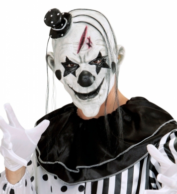 Killer Clown mask i gruppen Hgtider / Halloween / Halloweenmasker hos PARTAJSHOP AB (00848)