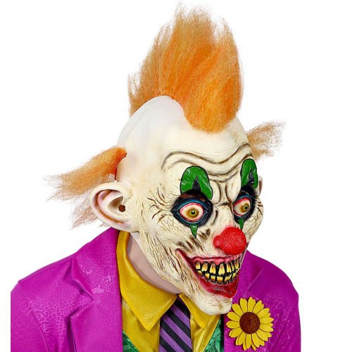 Clownmask Mohawk i gruppen Hgtider / Halloween / Halloweenmasker hos PARTAJSHOP AB (01026)