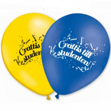 Ballonger grattis till studenten i gruppen Hgtider / Studenten / Studentballonger hos PARTAJSHOP AB (12510)