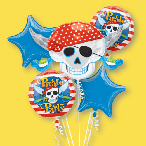 Ballongbukett Pirat i gruppen Festartiklar / Ballonger / Motivballonger hos PARTAJSHOP AB (14841-37A)