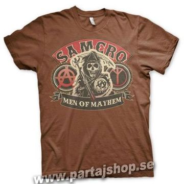 SAMCRO - Men Of Mayhem T-Shirt i gruppen Hgtider / Jul / Julklappar / Till bror  hos PARTAJSHOP AB (15676-K351r)