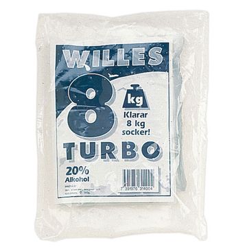 Willes 8 kg turbo i gruppen Snus & Hembryggning  / Turbojst hos PARTAJSHOP AB (20203-S242)