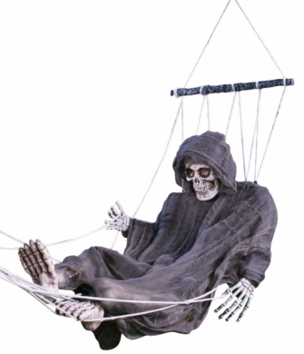 Skelett i hngmatta i gruppen Hgtider / Halloween / Halloweendekoration hos PARTAJSHOP AB (205165)