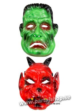 Barnmasker Djvul eller Frankenstein i gruppen Maskerad / Masker  / Skrckmasker hos PARTAJSHOP AB (205615F-A431r)
