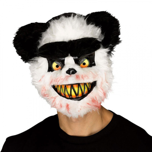 Ansiktsmask Panda Killer i gruppen Hgtider / Halloween / Halloweenmasker hos PARTAJSHOP AB (205761)