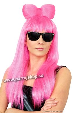 Popstar rosa peruk i gruppen Maskerad / Peruker / Damperuker hos PARTAJSHOP AB (38350-A266)