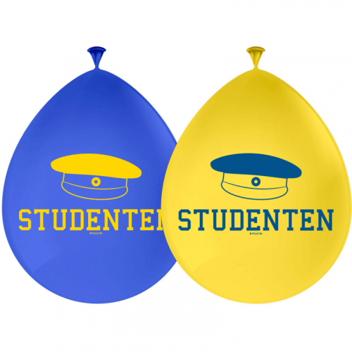 Studentballonger 8-pack i gruppen Hgtider / Studenten / Studentballonger hos PARTAJSHOP AB (61533)