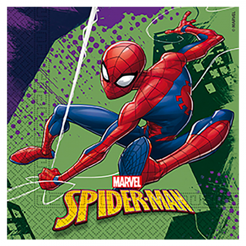 Servetter Spiderman i gruppen Festartiklar / Barnkalas / Spiderman hos PARTAJSHOP AB (64022)
