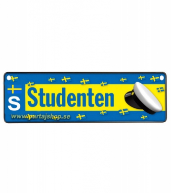 Trafikskylt Student i gruppen Hgtider / Studenten / Studentpresenter hos PARTAJSHOP AB (70288-U621)