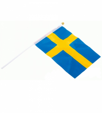 Handflagga 6-pack i gruppen Festartiklar / Festteman / Lnder  / Sverige hos PARTAJSHOP AB (70292-S222)