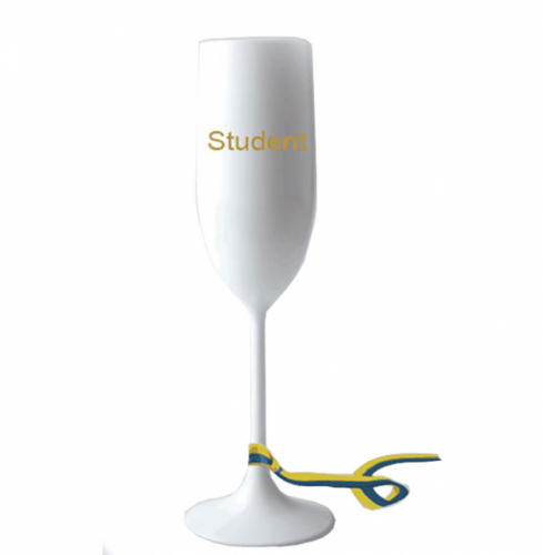 Champagneglas student  i gruppen Hgtider / Studenten / Studentnallar hos PARTAJSHOP AB (79578)