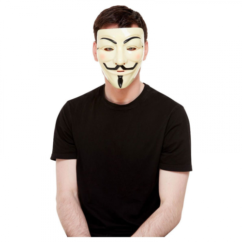 Mask V for Vendetta i gruppen Hgtider / Halloween / Halloweenmasker hos PARTAJSHOP AB (94875-B162)