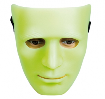 Mask Staty Glow i gruppen Hgtider / Halloween / Halloweenmasker hos PARTAJSHOP AB (95333)