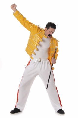 Freddie Mercury maskeraddrkt i gruppen Hgtider / Halloween / Halloweendrkter / Herrdrkter hos PARTAJSHOP AB (95606r)