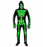Skelettdrkt Glow i gruppen Hgtider / Halloween / Halloweendrkter / Skelettdrkter hos PARTAJSHOP AB (12252-r)