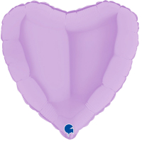 Folieballong Hjrta Pastellila