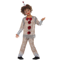 Clowndrkt Kille Barn  i gruppen Hgtider / Halloween / Halloweendrkter / Zombiedrkter hos PARTAJSHOP AB (49844-r)