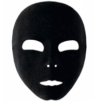 Ansiktsmask, svart 
