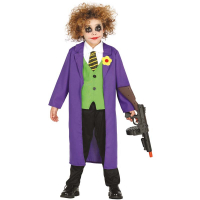 Galen Joker Barndrkt i gruppen Hgtider / Halloween / Halloweendrkter / Barndrkter hos PARTAJSHOP AB (8732-r)