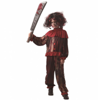 Horror Clown Barn Maskeraddrkt i gruppen Hgtider / Halloween / Halloweendrkter / Barndrkter hos PARTAJSHOP AB (96450-r)