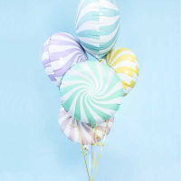 Folieballonger Candy Pastell i gruppen Festartiklar / Festteman / Fdelsedagsfest / Bltt hos PARTAJSHOP AB (FB20P-r)