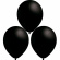 Ballonger svarta 25-pack