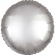Folieballong Rund Silver Satin