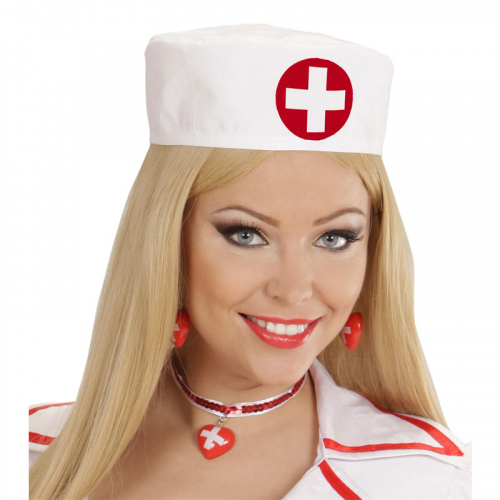Sjukskterska hatt i gruppen Hgtider / Halloween / Halloweentillbehr hos PARTAJSHOP AB (0087A)