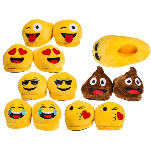 Emoji Tofflor i gruppen Hgtider / Jul / Julklappar / Till barn hos PARTAJSHOP AB (02-5022)