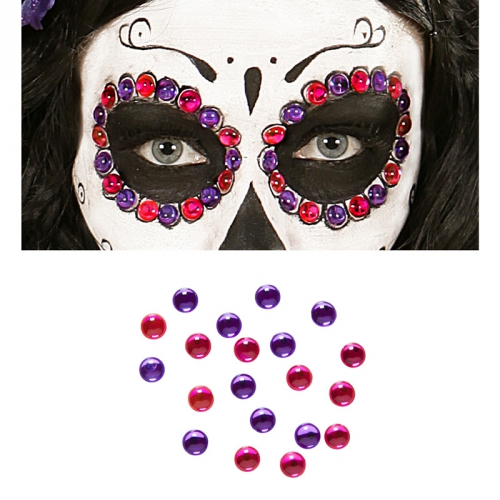 Dekorprlor Day of the dead i gruppen Maskerad / Maskeradteman / Halloweentema  hos PARTAJSHOP AB (03413a)