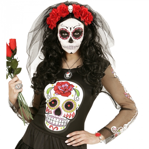 Armband Day of the dead i gruppen Hgtider / Halloween / Halloweentillbehr hos PARTAJSHOP AB (03508)