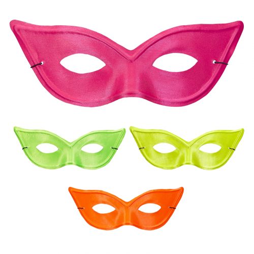 gonmask Papillon Neon i gruppen Maskerad / Maskeradteman / 80-talstema hos PARTAJSHOP AB (03619)