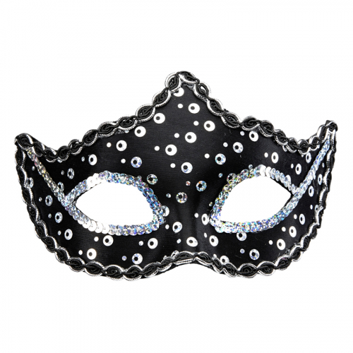 Ögonmask Royal Svart  i gruppen Maskerad / Masker  / Ögonmasker hos PARTAJSHOP AB (03651)