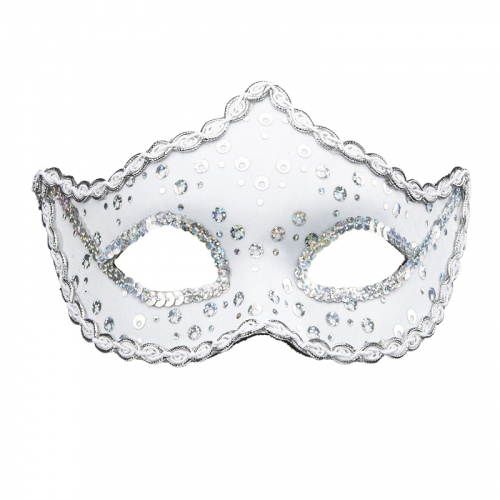 gonmask Royal Vit i gruppen Maskerad / Masker  / gonmasker hos PARTAJSHOP AB (03652)