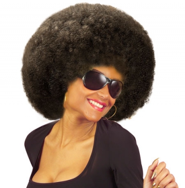 Afroperuk Brun i gruppen Maskerad / Peruker / Damperuker hos PARTAJSHOP AB (06822)
