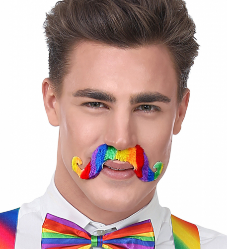 Mustasch Pride i gruppen Festartiklar / Festteman / Pride hos PARTAJSHOP AB (07782)