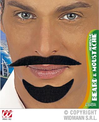 Mustasch och skgg arab i gruppen Maskerad / Skgg & mustasch  / Skgg hos PARTAJSHOP AB (0841U-S262)