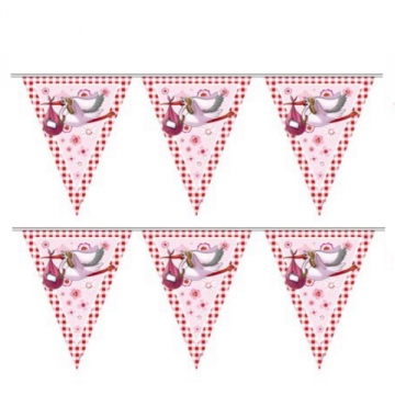 Baby shower vimpel rosa  i gruppen Festartiklar / Dekorationer / Girlanger & vimplar hos PARTAJSHOP AB (09257)