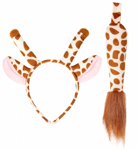 Giraff-kit Diadem och svans i gruppen Hgtider / Halloween / Halloweentillbehr hos PARTAJSHOP AB (09735)