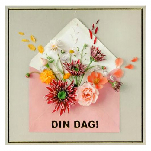 Kort Din dag i gruppen Festartiklar / Presentinslagning / Grattiskort hos PARTAJSHOP AB (1-0316-015)