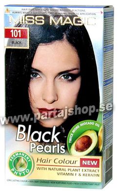 Miss magic 101 Black Pearls 1,0 i gruppen Smink & hrfrg / Hrfrg & sprayfrg / Miss Magic Hrfrg hos PARTAJSHOP AB (101-MM-H225)