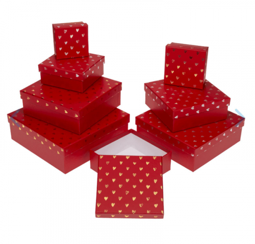 Presentboxar röda i gruppen Högtider / Alla hjärtans dag  / Presenter Alla Hjärtans Dag hos PARTAJSHOP AB (101618)