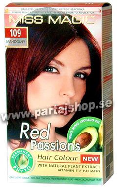 109 Red Passions 5,5 i gruppen Smink & hårfärg / Hårfärg & sprayfärg / Miss Magic Hårfärg hos PARTAJSHOP AB (109-MM-B213)