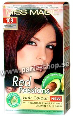 109 Red Passions 5,5 i gruppen Smink & hrfrg / Hrfrg & sprayfrg / Miss Magic Hrfrg hos PARTAJSHOP AB (109-MM-B213)