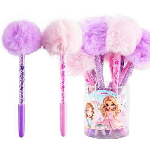 Penna med pom pom i gruppen  hos PARTAJSHOP AB (11092)