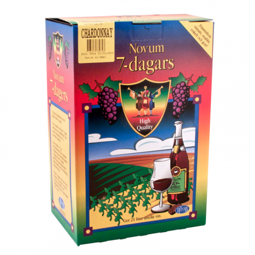 Airén fd.chardonnay vit novum 7-dagars i gruppen Hembryggning  / Vin  / Vitvin hos PARTAJSHOP AB (11217-BUTIK)