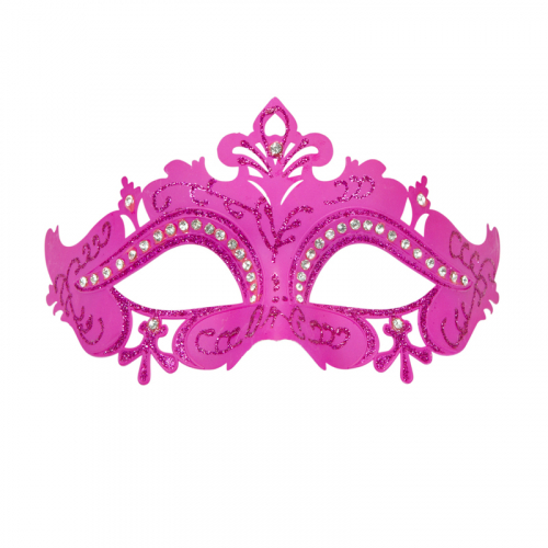 gonmask Venice Rosa i gruppen Maskerad / Masker  / gonmasker hos PARTAJSHOP AB (11632)