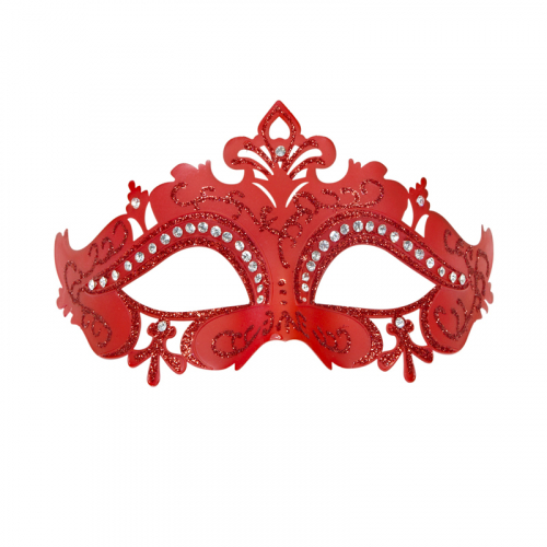 Ögonmask Venice Röd i gruppen Maskerad / Masker  / Ögonmasker hos PARTAJSHOP AB (11643)