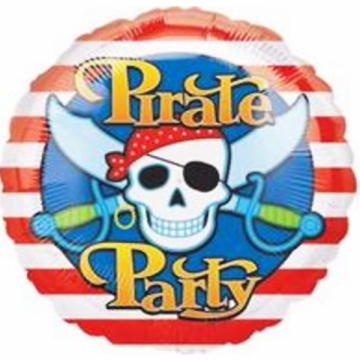 Folieballong pirat i gruppen Festartiklar / Ballonger / Motivballonger hos PARTAJSHOP AB (118221)